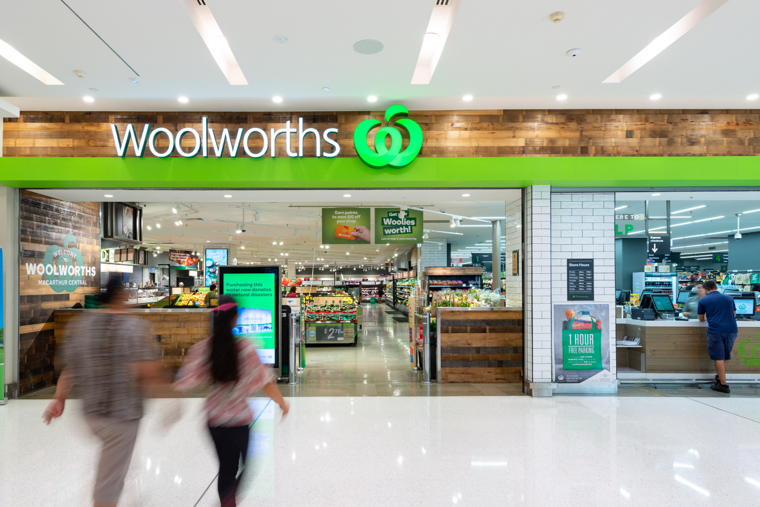 Woolworths store entrance