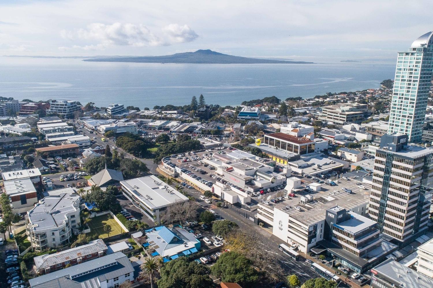 Shore City Aerial View Takapuna
